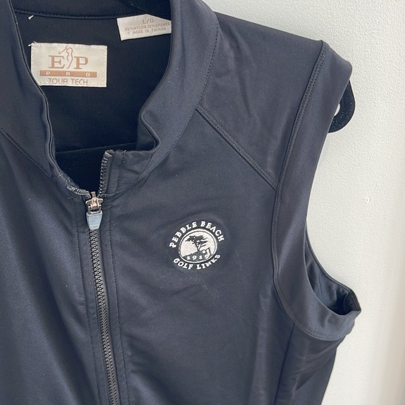 EP PRO Tour Tech Golf Vest Black Size Large - Picture 4 of 7
